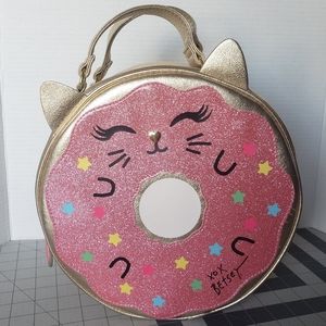 Betsey Johnson cat donut insulated bag